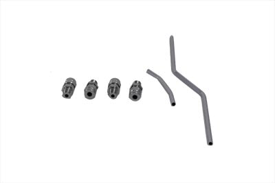 Rocker Box Oil Line Set Chrome