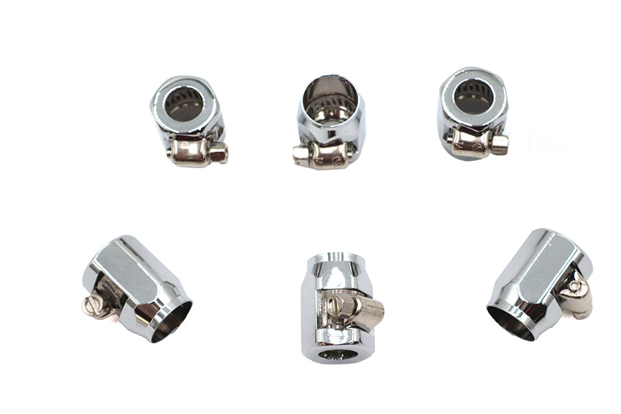Hex Chrome Econo Seal Hose End