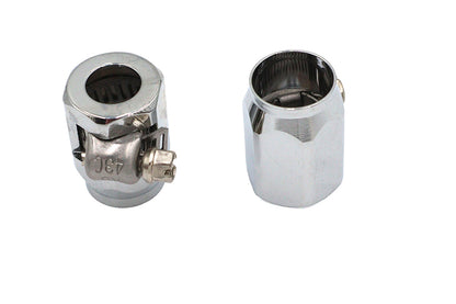Hex Chrome Econo Seal Hose End