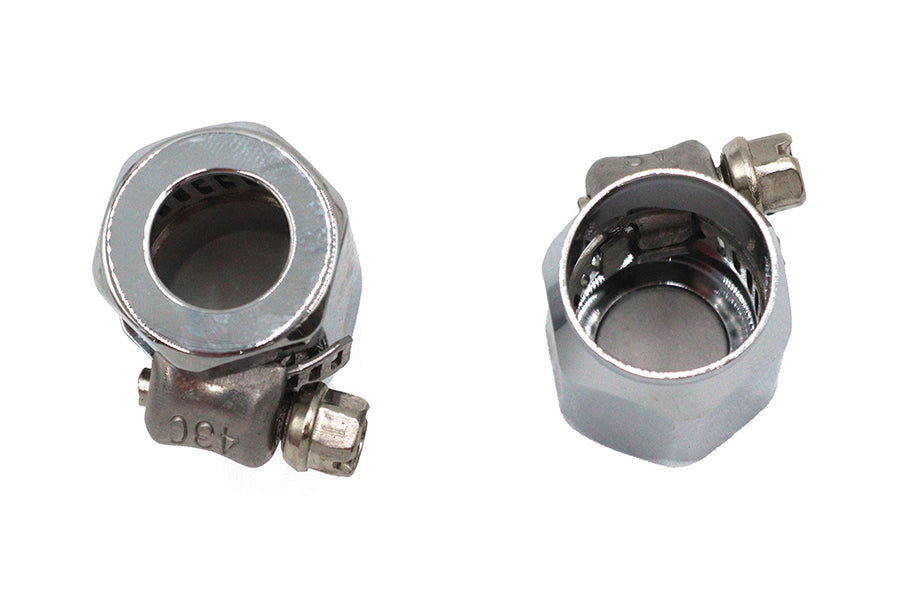 Hex Chrome Econo Seal Hose End