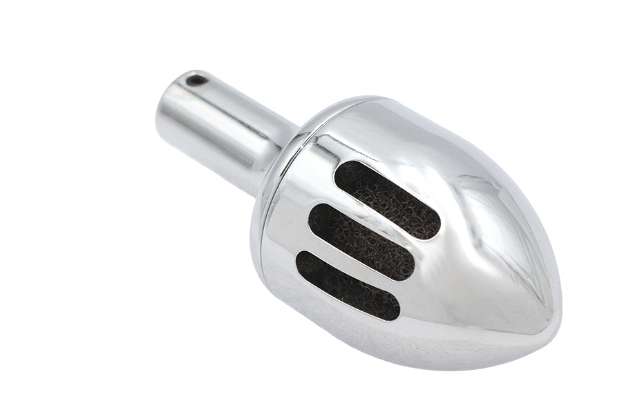 Chrome Billet Single Breather Canister
