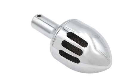 Chrome Billet Single Breather Canister