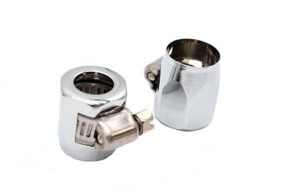 Hex Chrome Econo Seal Hose End Set