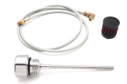 M8 Oil Tank Vented Dipstick Polished