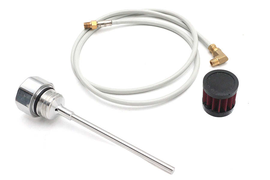 M8 Oil Tank Vented Dipstick Polished