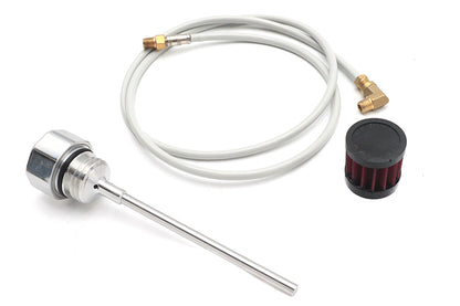 M8 Oil Tank Vented Dipstick Polished