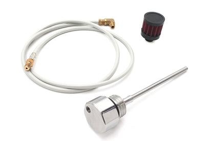 M8 Oil Tank Vented Dipstick Polished