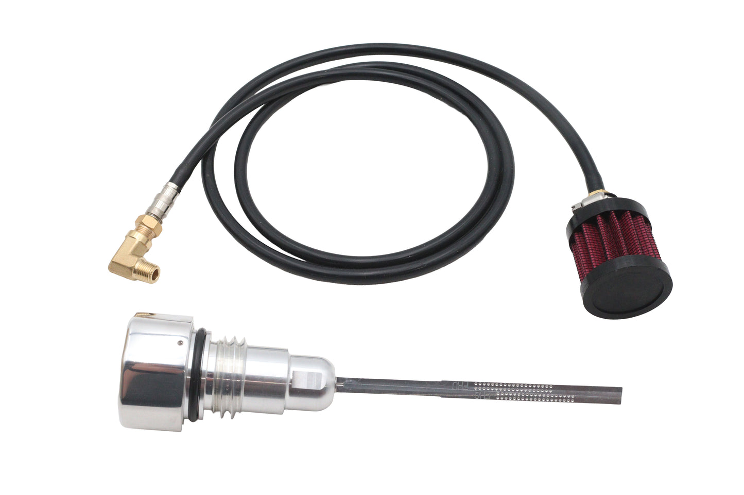 Oil Tank Vented Dipstick Polished
