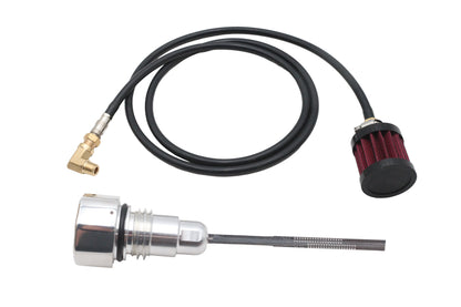 Oil Tank Vented Dipstick Polished