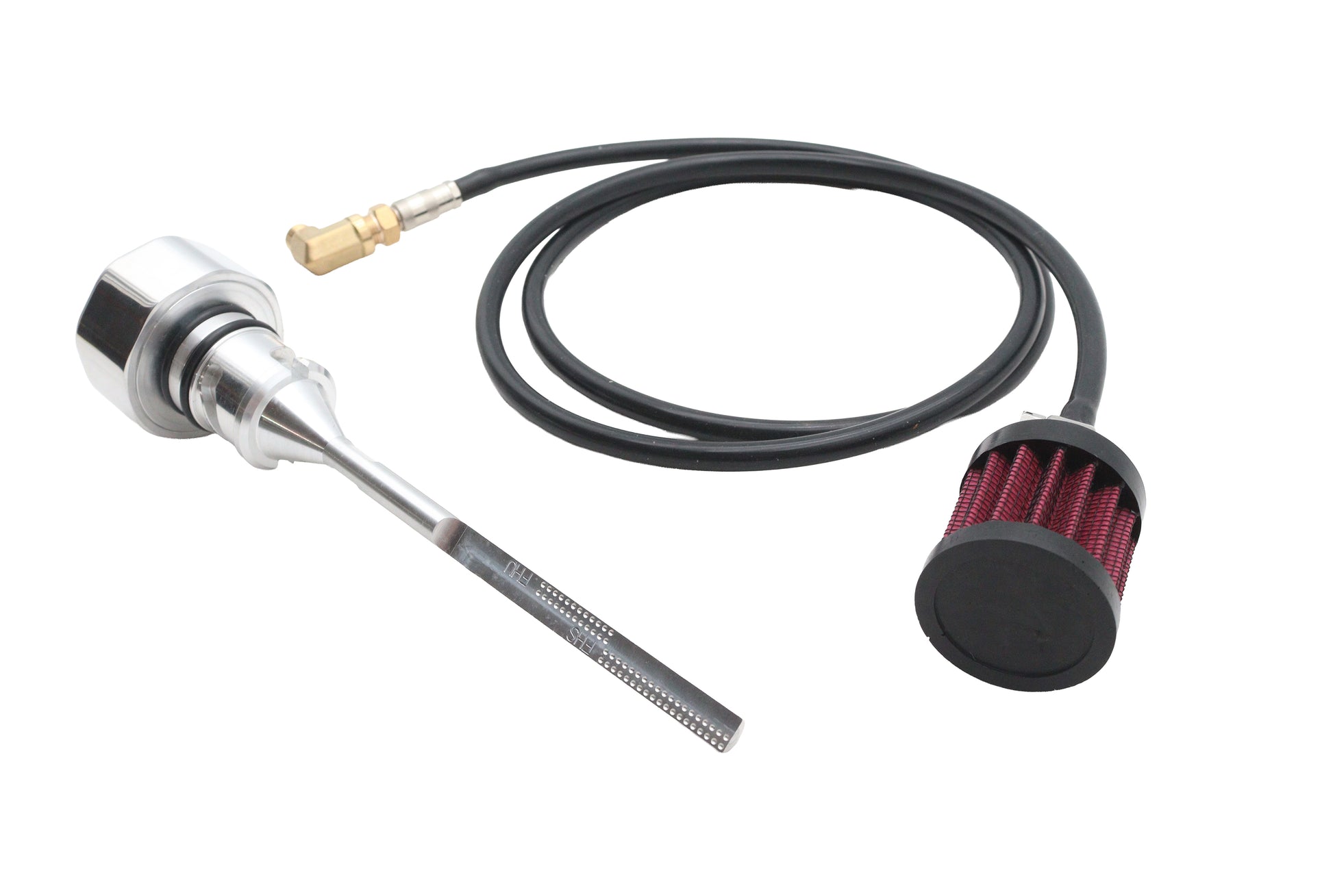 M8 Vented Dipstick Polished