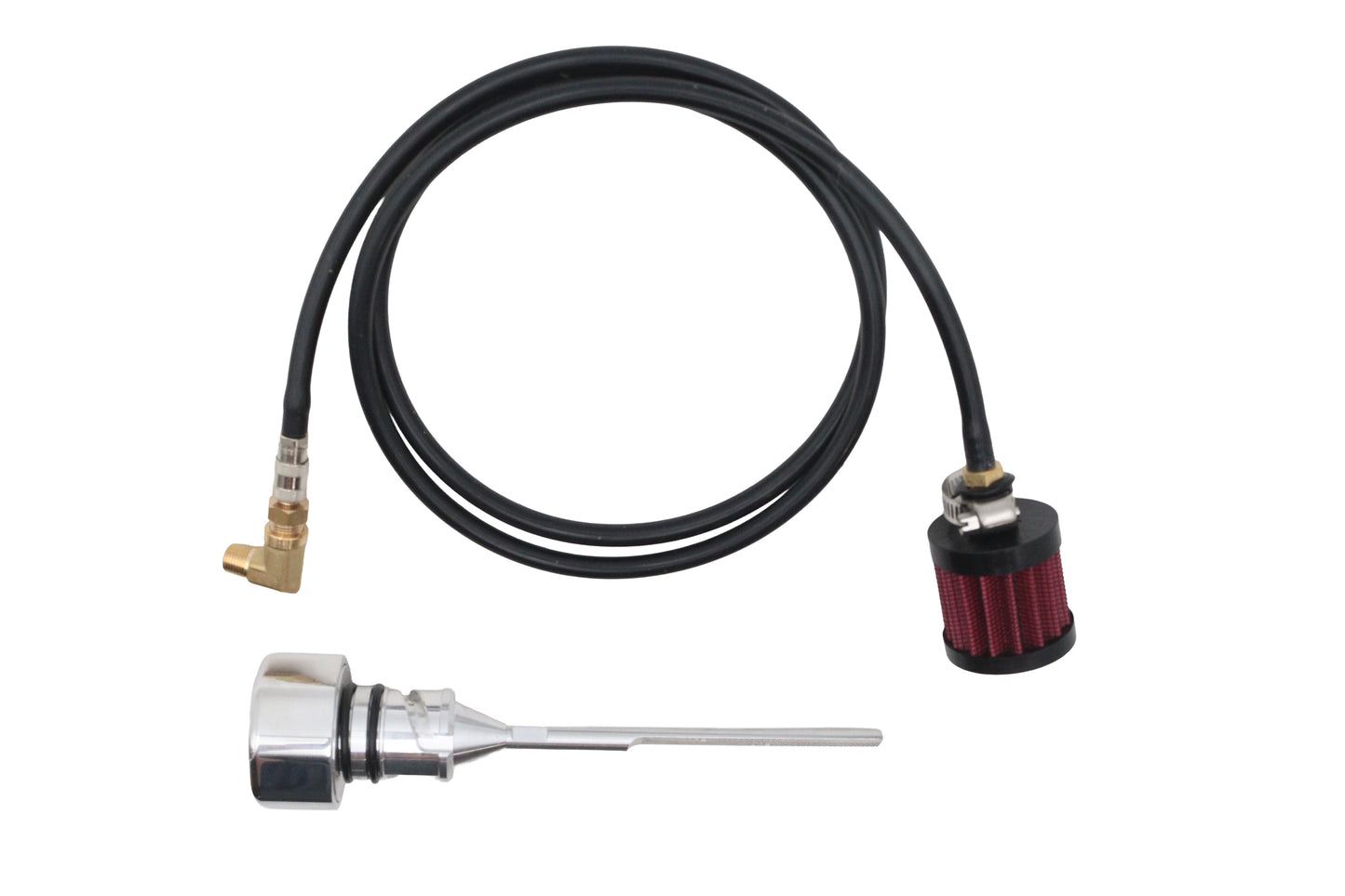 M8 Vented Dipstick Polished