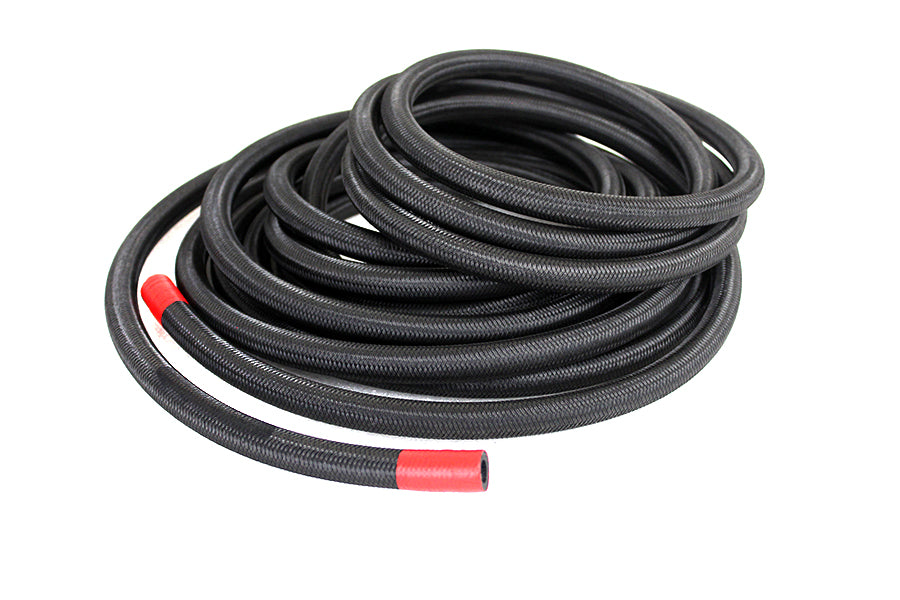Braided Oil Hose Black