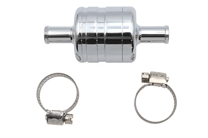 Crankcase Breather Vent Canister Chrome