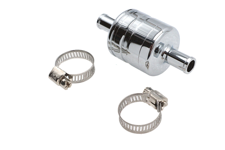 Crankcase Breather Vent Canister Chrome