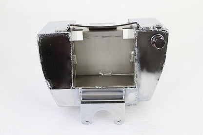 Center Post Mount Wrap Around Oil Tank Chrome
