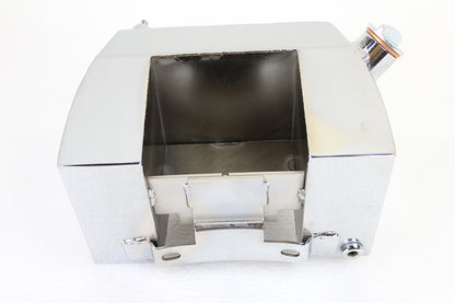 Center Post Mount Wrap Around Oil Tank Chrome