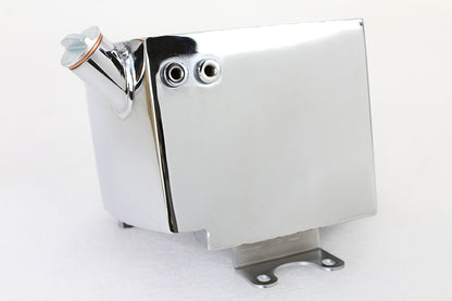 Center Post Mount Wrap Around Oil Tank Chrome