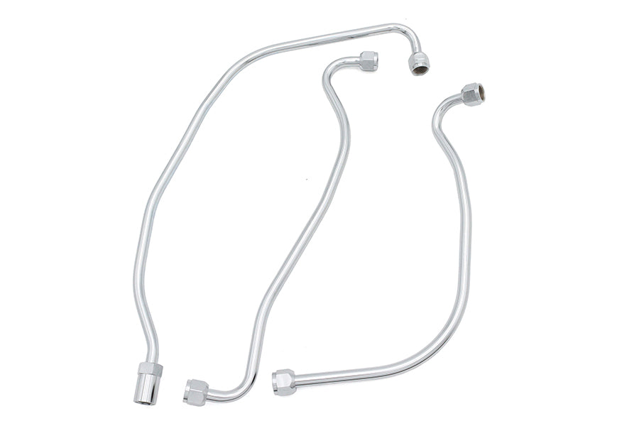 Chrome Oil Line Set