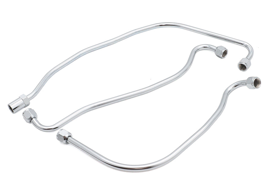 Chrome Oil Line Set