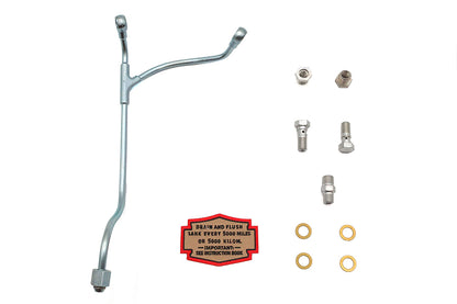 Knucklehead Banjo Oil Line Kit Zicad Plated