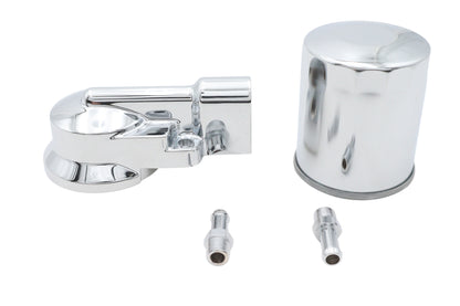 Chrome Oil Filter Mount Kit