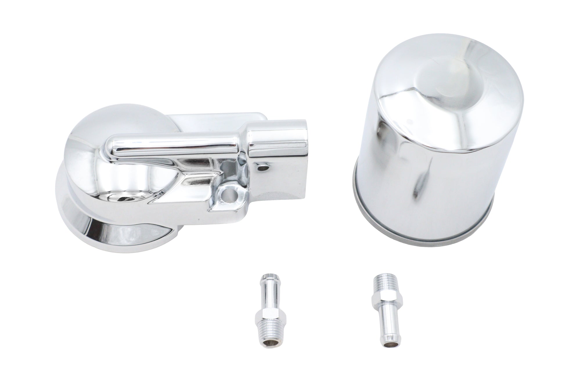 Chrome Oil Filter Mount Kit
