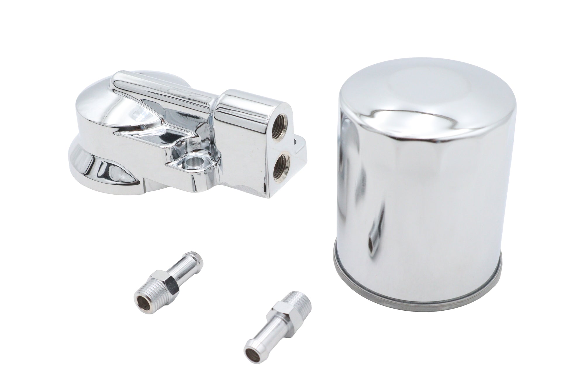 Chrome Oil Filter Mount Kit