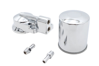 Chrome Oil Filter Mount Kit