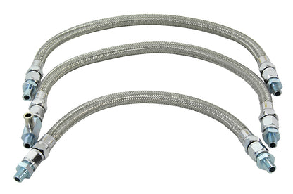 Stainless Steel Oil Line Set 3 Piece