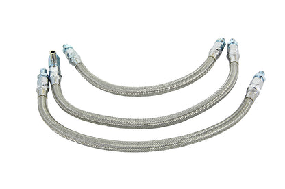 Stainless Steel Oil Line Set 3 Piece