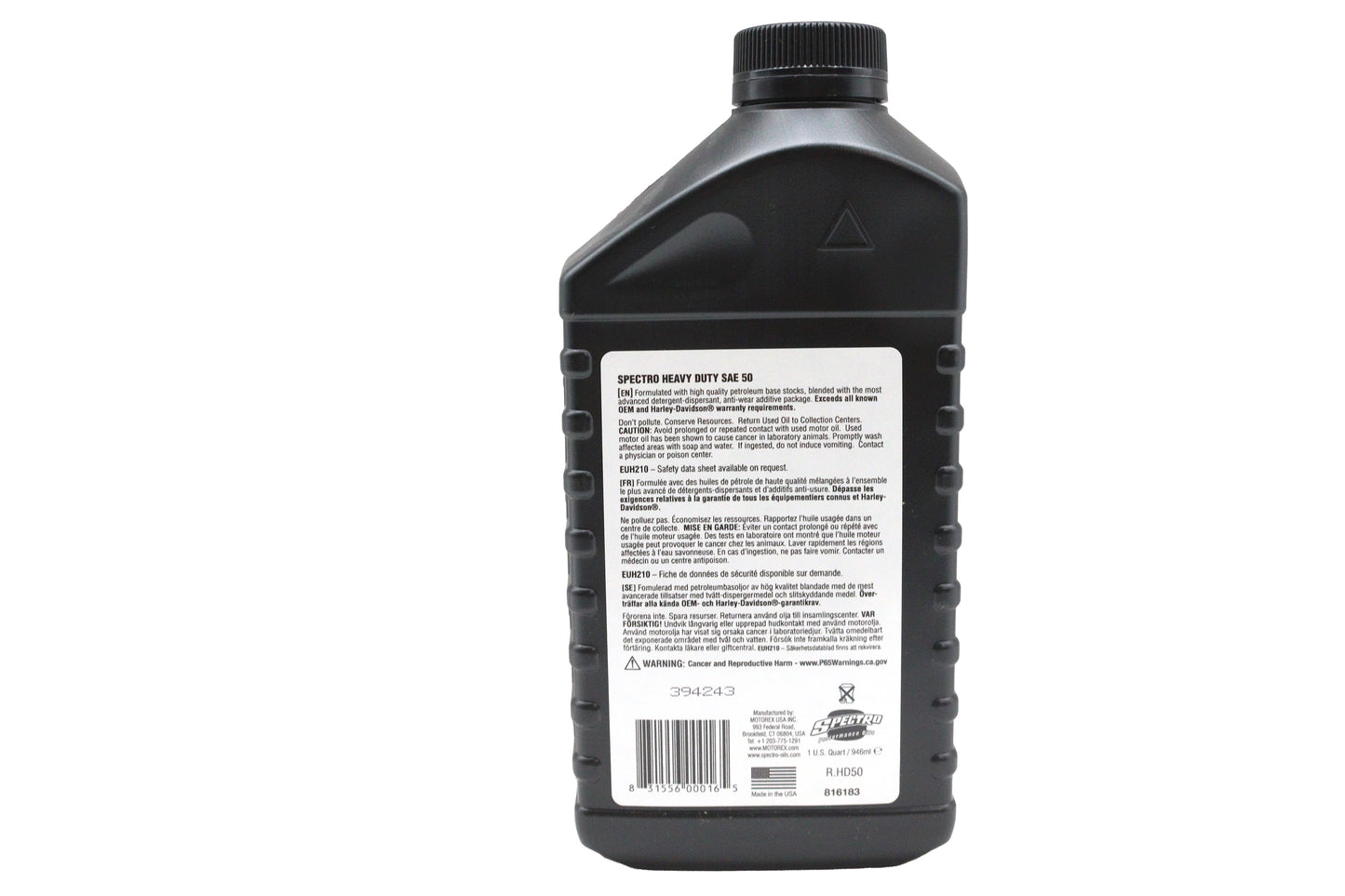 Spectro Heavy Duty Premium SAE 50W Oil