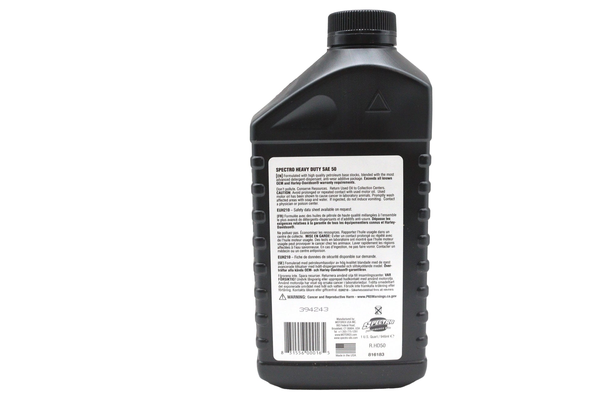 Spectro Heavy Duty Premium SAE 50W Oil