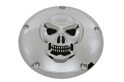 Skull Derby Cover Chrome