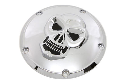 Skull Derby Cover Chrome