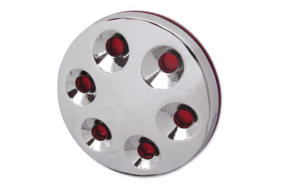 Chrome 3-D Derby Cover