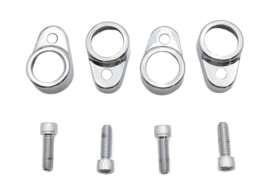 Tappet Block Cover Set Chrome