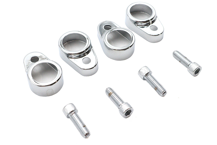 Tappet Block Cover Set Chrome