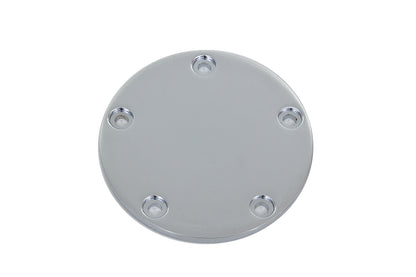 Smooth Flat Ignition System Cover 5-Hole Chrome