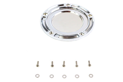 Chrome 5-Hole Domed Derby Cover