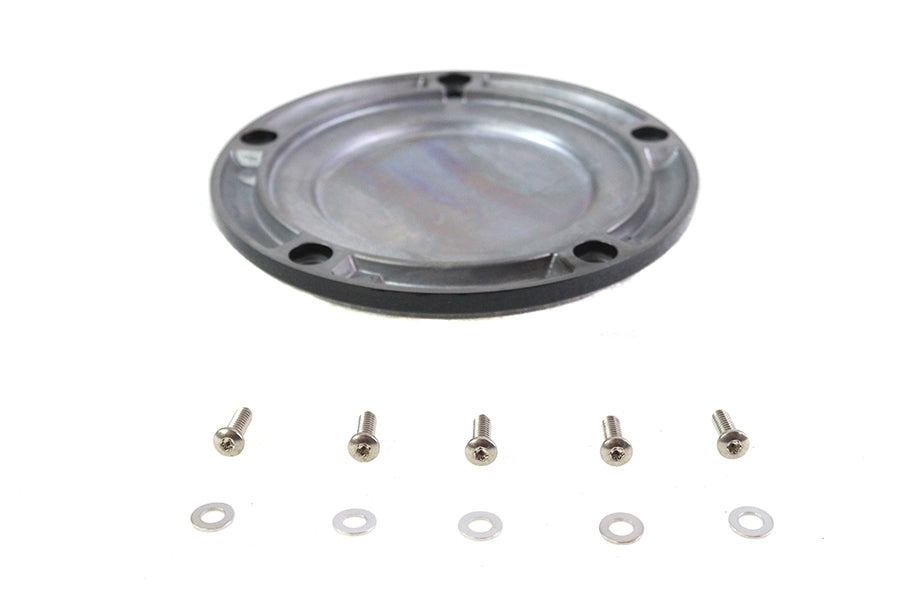 Gloss Black 5 Hole Domed Derby Cover