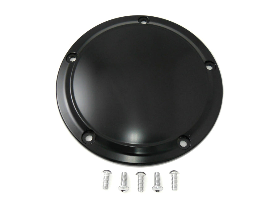 Matte Black 5-Hole Smooth Derby Cover