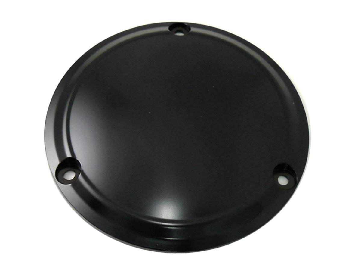 Matte Black 3-Hole Smooth Derby Cover