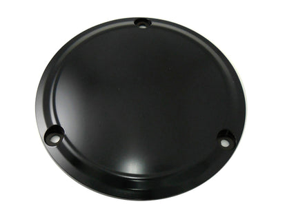 Matte Black 3-Hole Smooth Derby Cover
