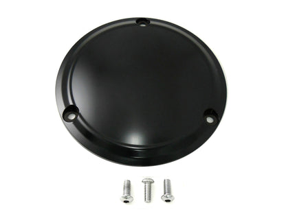 Matte Black 3-Hole Smooth Derby Cover