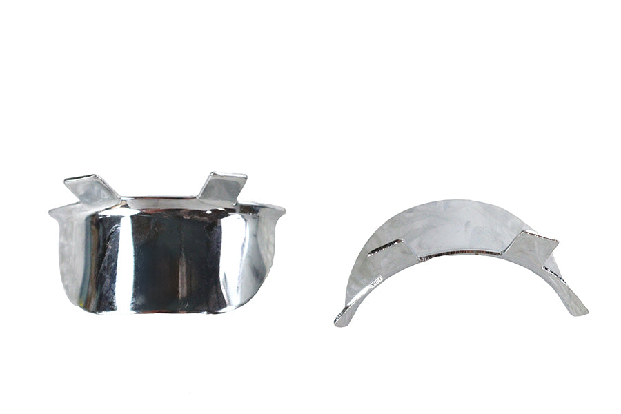 Chrome Bar Bullet Visor
