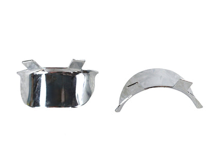 Chrome Bar Bullet Visor