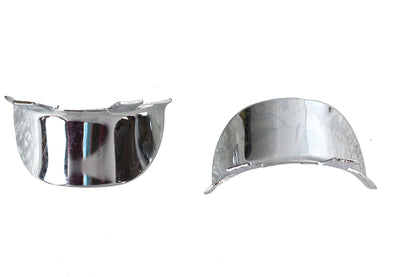 Chrome Bar Bullet Visor