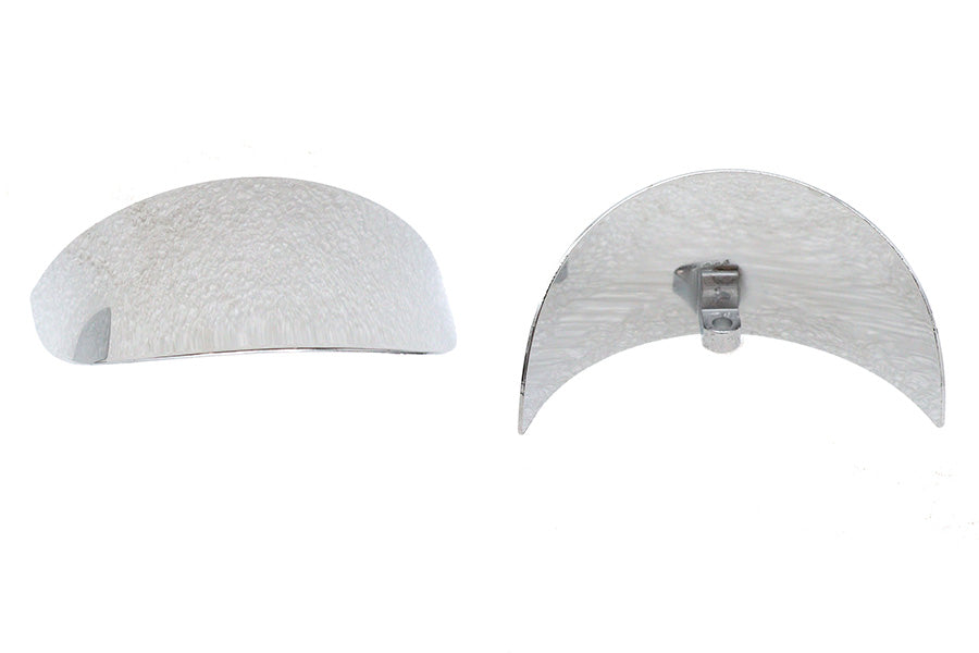 Chrome 4-1/2 Deco Spotlamp Visor Set