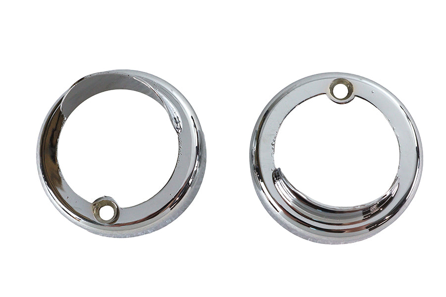 Chrome Bullet Marker Lamp Visor