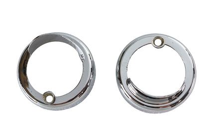 Chrome Bullet Marker Lamp Visor